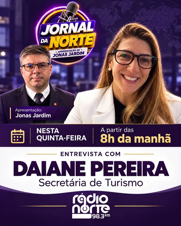Jornal da Norte entrevista a secretária de Turismo Daiane Pereira
